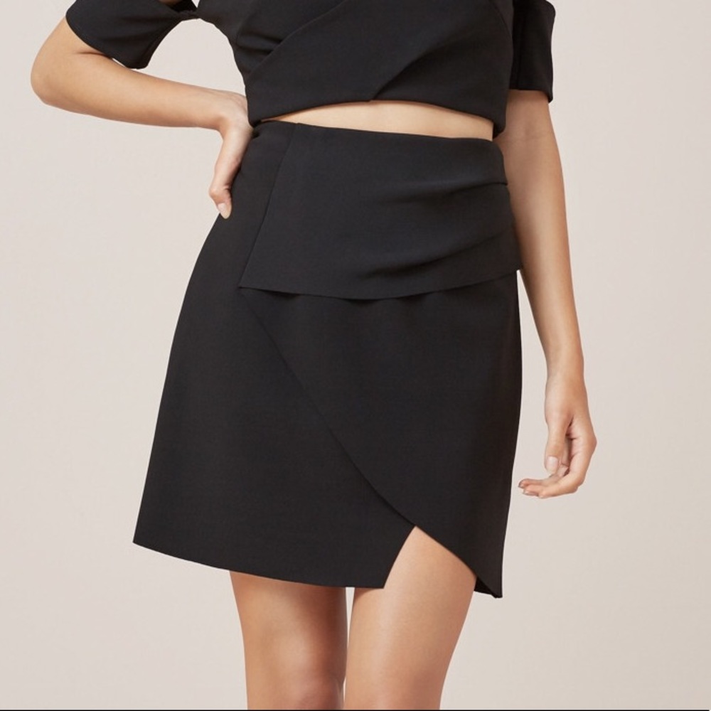 Finders Keepers Black Oblivion Skirt